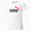 Зображення Puma Дитяча футболка Essentials+ Two-Tone Logo Youth Tee #1: Puma White-High Risk Red