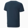 Изображение Puma Детская футболка Essentials+ Two-Tone Logo Youth Tee #2: Marine Blue-Black