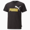 Зображення Puma Дитяча футболка Essentials+ Two-Tone Logo Youth Tee #5: Puma Black-Mustard Seed