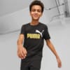 Зображення Puma Дитяча футболка Essentials+ Two-Tone Logo Youth Tee #3: Puma Black-Mustard Seed