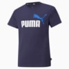 Зображення Puma Дитяча футболка Essentials+ Two-Tone Logo Youth Tee #1: Peacoat-Future Blue