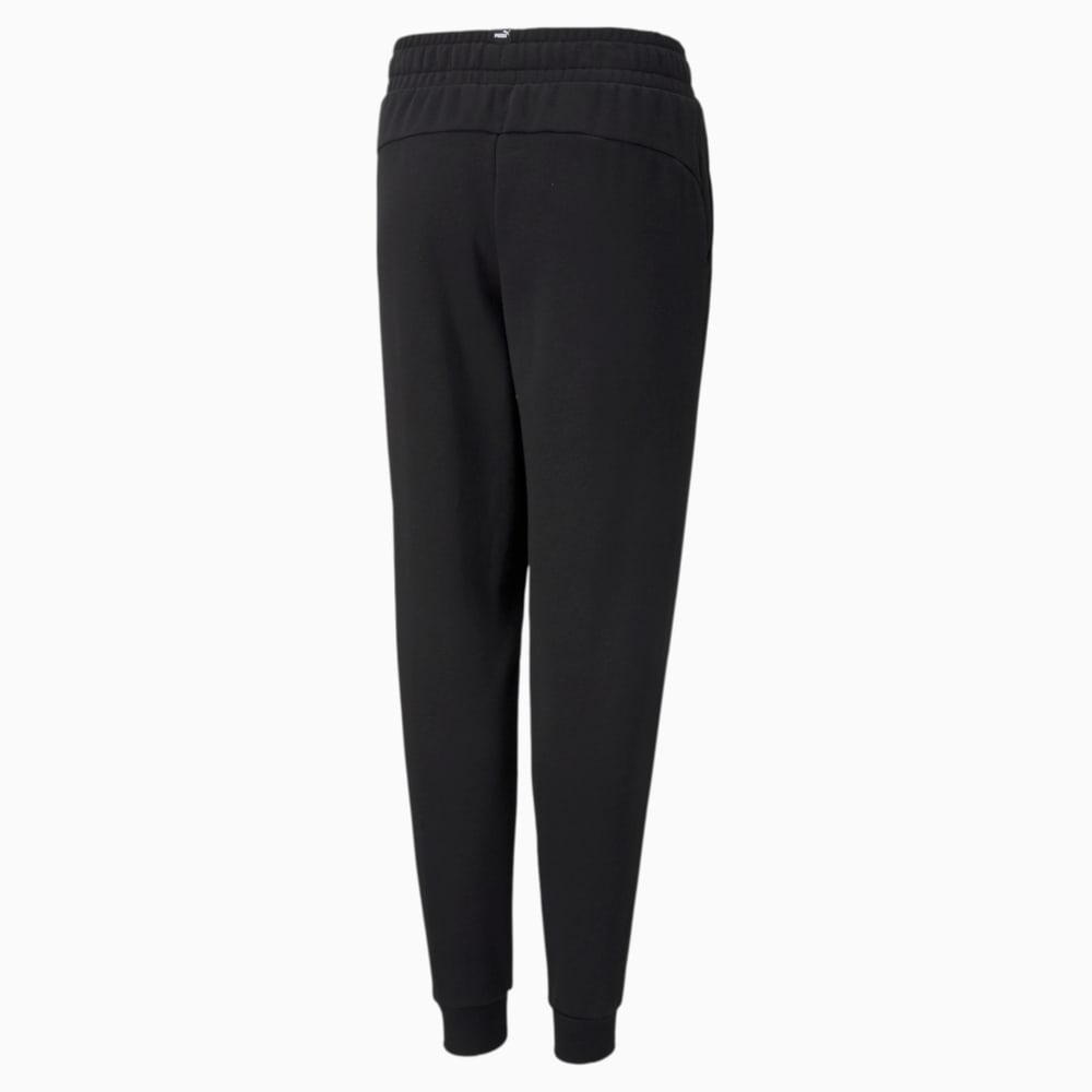 

PUMA - male - Детские штаны Essentials+ Two-Tone Logo Youth Pants – Puma Black-Green flash –, Черный