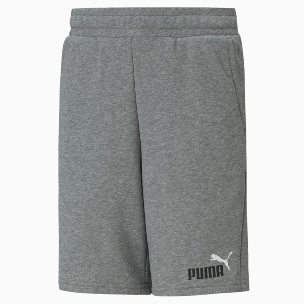 Изображение Puma Детские шорты Essentials+ Two-Tone Youth Shorts #1: Medium Gray Heather