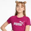 Изображение Puma Детская футболка Essentials Logo Youth Tee #4: Festival Fuchsia