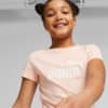 Изображение Puma Детская футболка Essentials Logo Youth Tee #2: rose dust