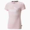 Зображення Puma Дитяча футболка Essentials Logo Youth Tee #1: Chalk Pink