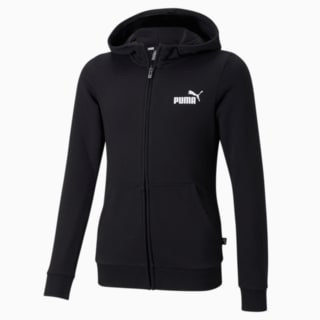Изображение Puma Детское худи Essentials Small Logo Full-Zip Youth Hoodie