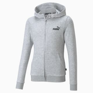 Изображение Puma Детское худи Essentials Small Logo Full-Zip Youth Hoodie