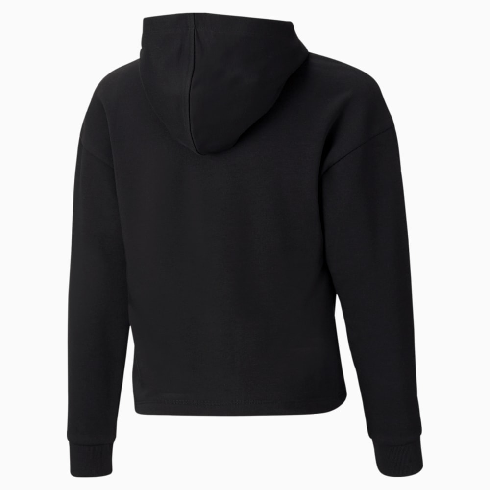 

PUMA - female - Детская толстовка Essentials+ Logo Cropped Youth Hoodie – Puma Black –, Черный