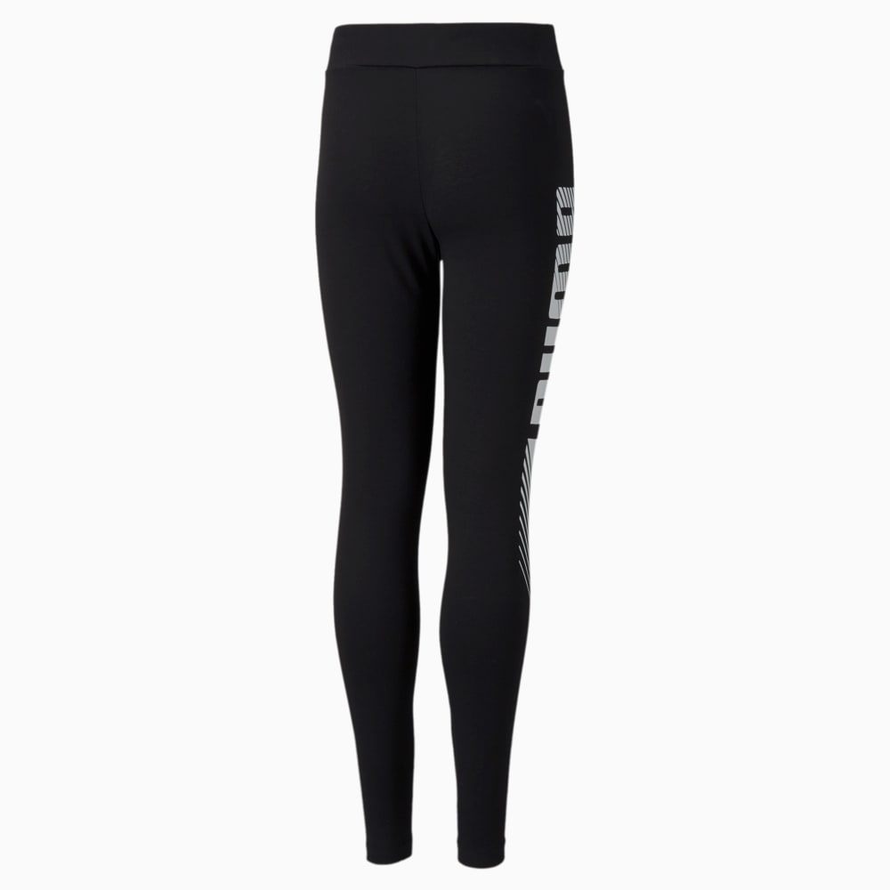 Зображення Puma Дитячі легінси Essentials Graphic Youth Leggings #2: Puma Black