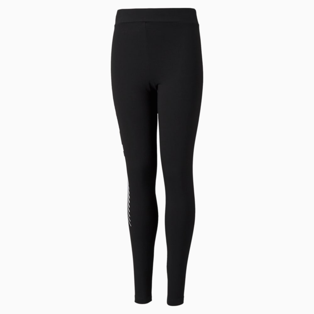 Зображення Puma Дитячі легінси Essentials Graphic Youth Leggings #1: Puma Black