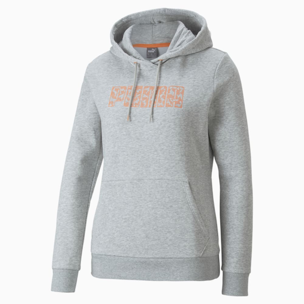 Grey puma hoodie womens store