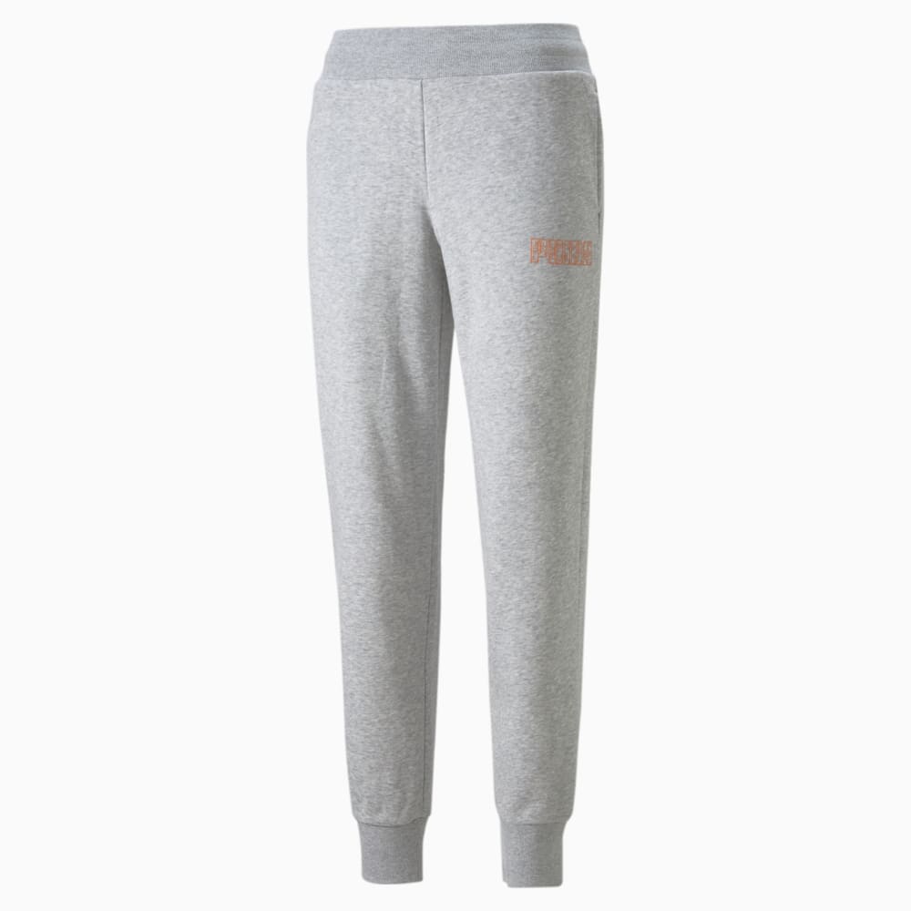 Изображение Puma Штаны Women's Sweatpants #1: Light Gray Heather-Deep Apricot