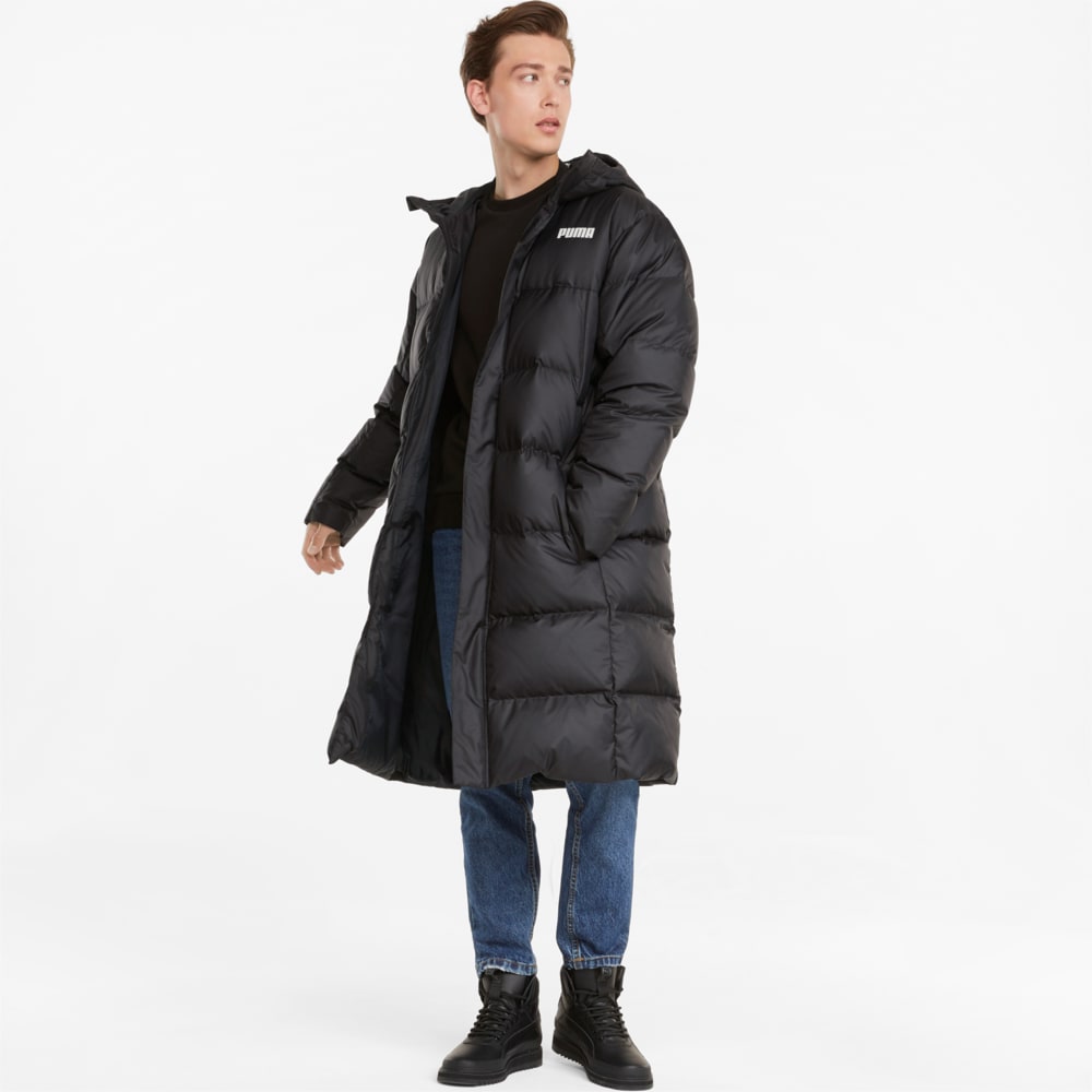 Изображение Puma Куртка Long Oversized Down Men's Coat #1: Puma Black