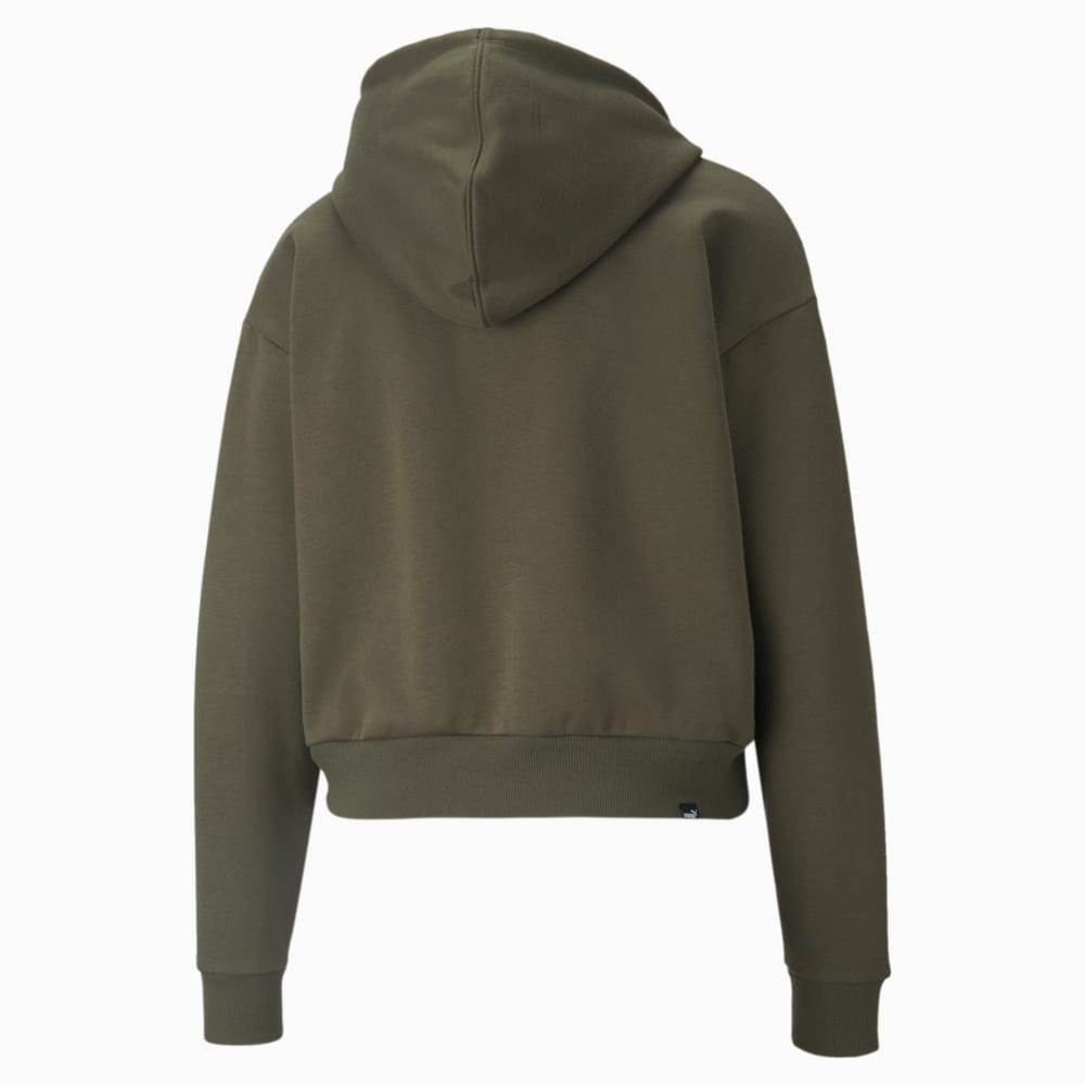 

PUMA - female - Толстовка Essentials+ Embroidered Cropped Women's Hoodie – Grape Leaf –, Зеленый