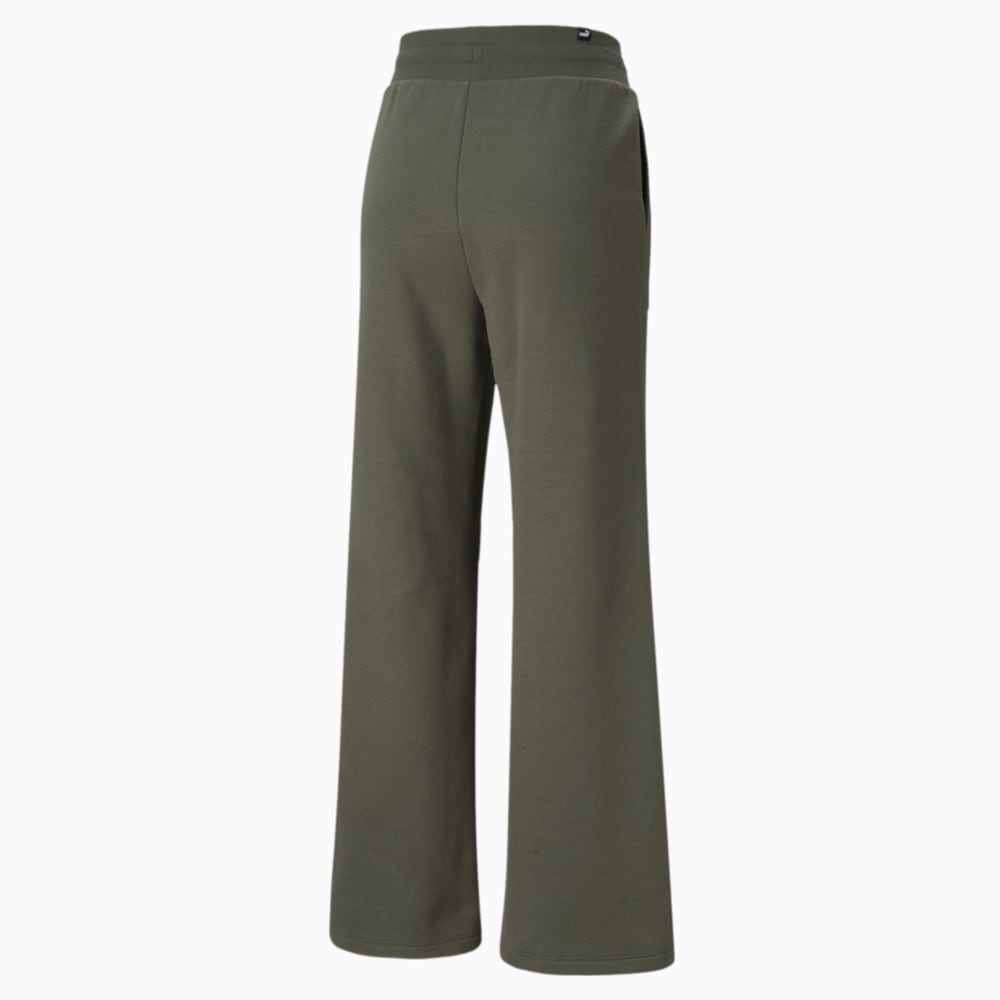 

PUMA - female - Штаны Essentials+ Embroidered Wide Women's Pants – Grape Leaf –, Зеленый