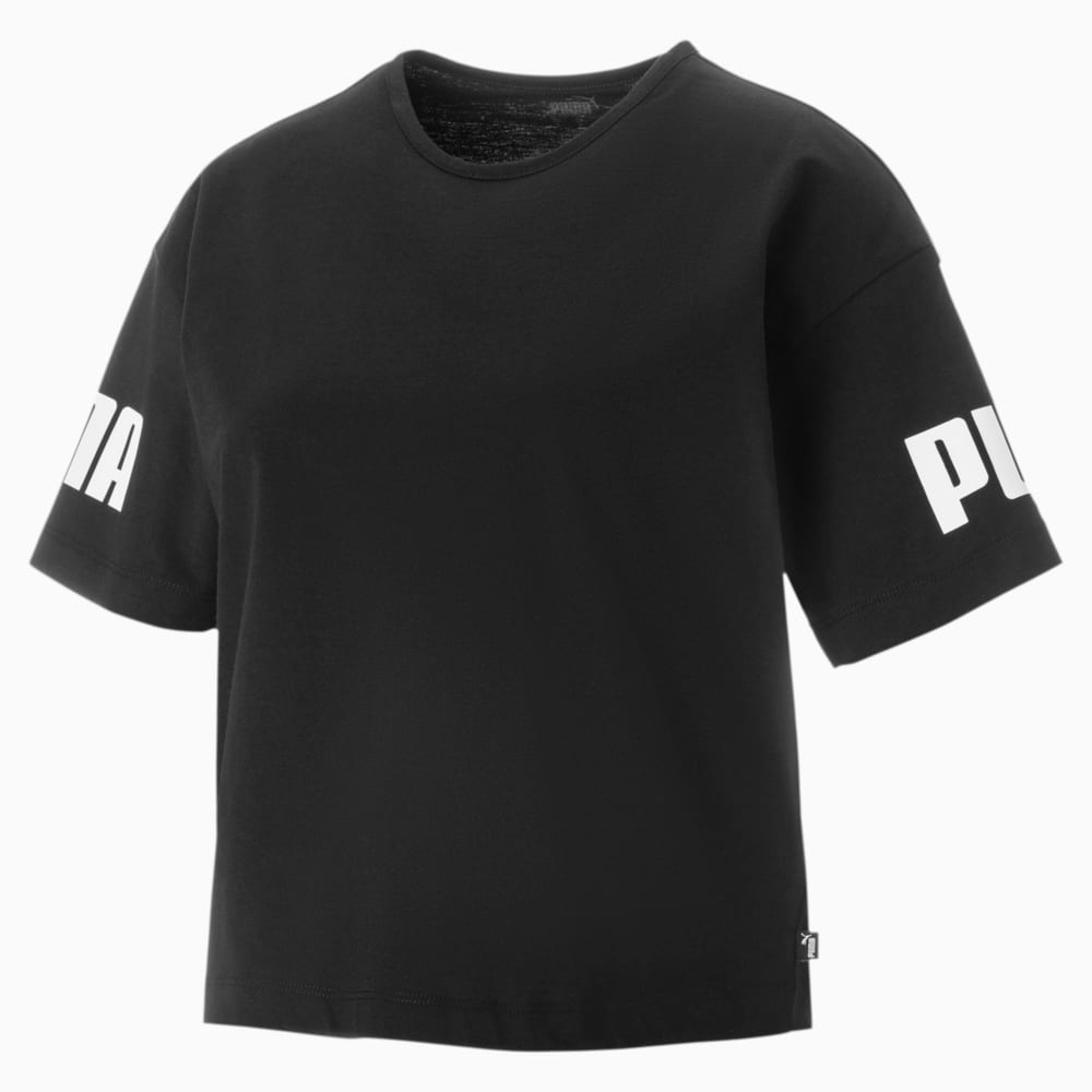 Зображення Puma Футболка Cropped Women's Tee #1: Puma Black