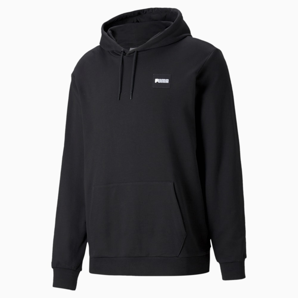 Puma retro logo fleece hoodie sales