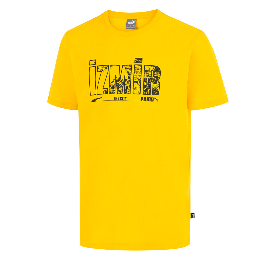 Izmir Erkek T Shirt Mavi Puma Puma Turkiye Resmi Alisveris Sitesi
