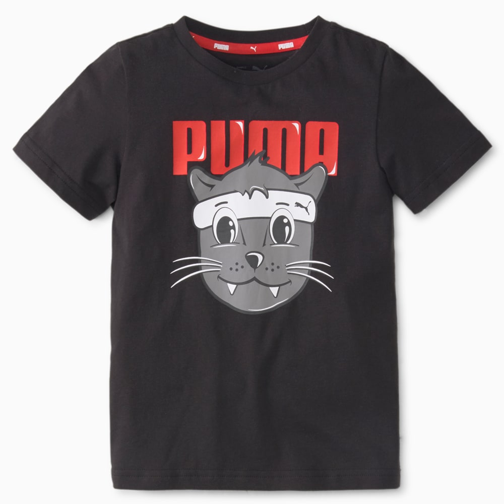 Изображение Puma Детская футболка LIL PUMA Kids' Tee #1
