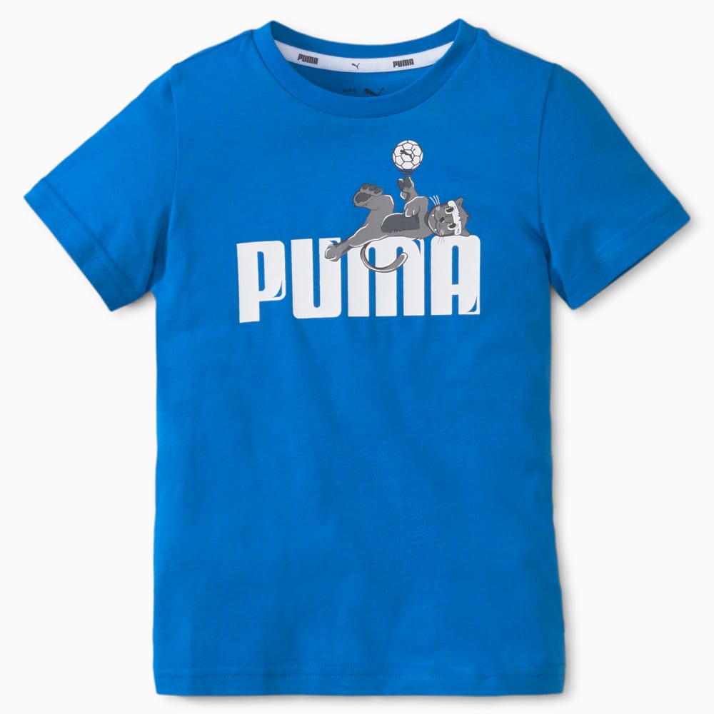 Изображение Puma Детская футболка LIL PUMA Kids' Tee #1: Future Blue