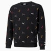 Зображення Puma Дитяча толстовка Classics Graphics Crew Neck Youth Sweatshirt #1: puma black-AOP
