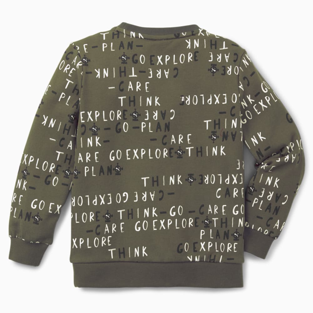 

PUMA - Толстовка T4C Crew Neck Kids’ Sweatshirt – Grape Leaf –, Зеленый