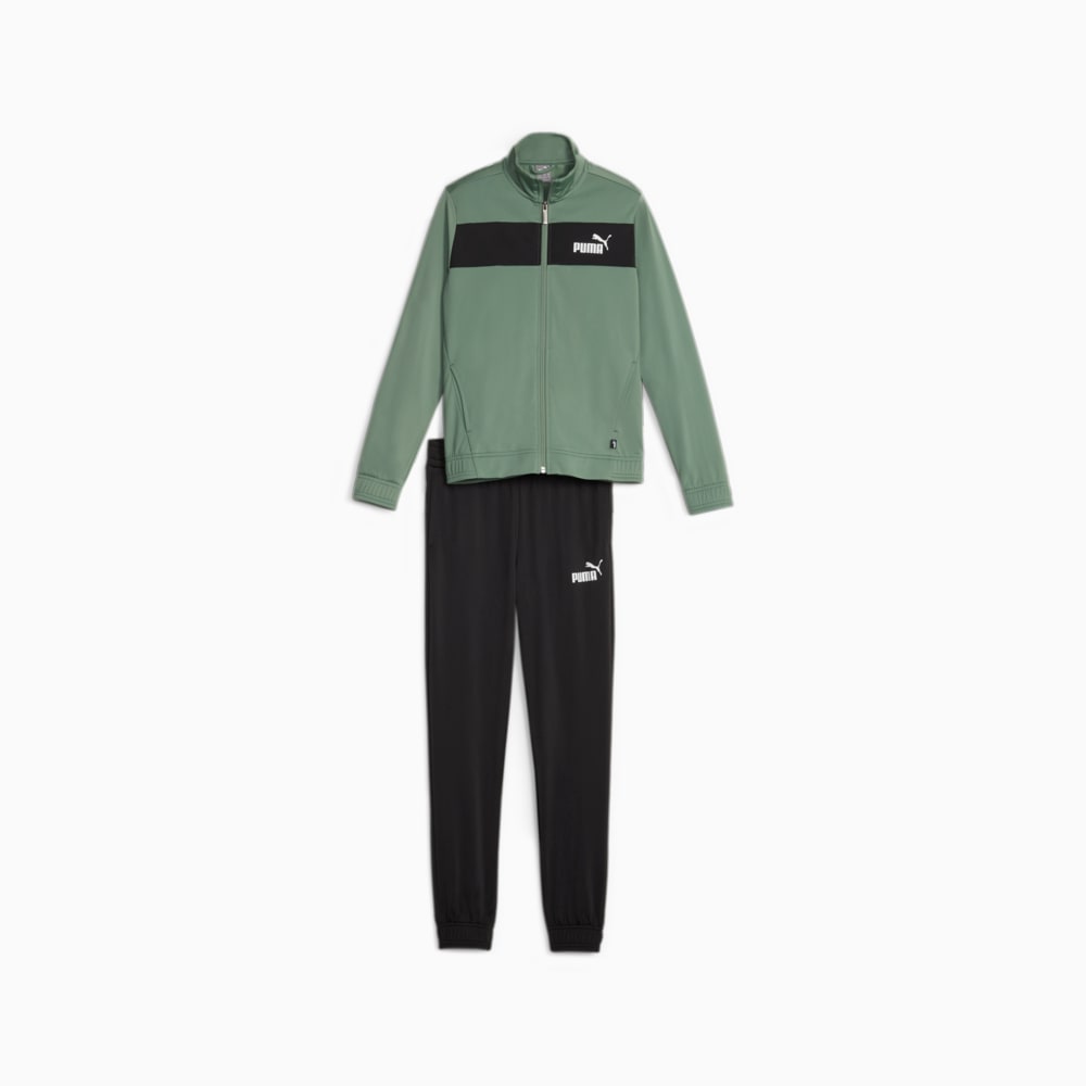 Polyester Youth Tracksuit | Green | Puma | Sku: 589371_45