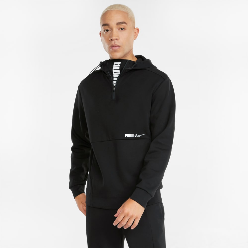 Puma men's quarter zip hot sale
