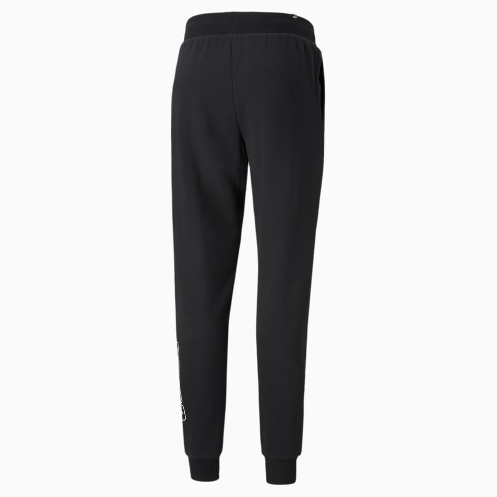 Зображення Puma Штани Power Men's Sweatpants #2: Puma Black-Green Flash