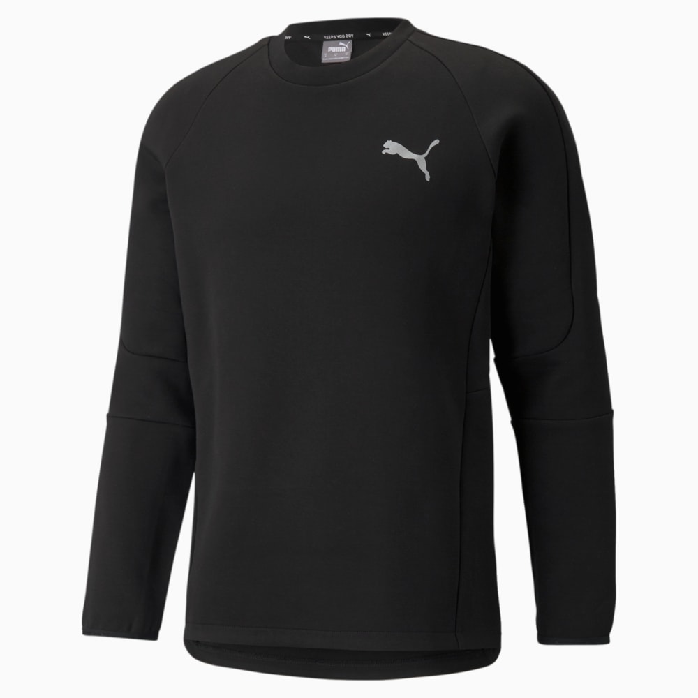 Зображення Puma Толстовка Evostripe Crew Neck Men's Sweatshirt #1: Puma Black