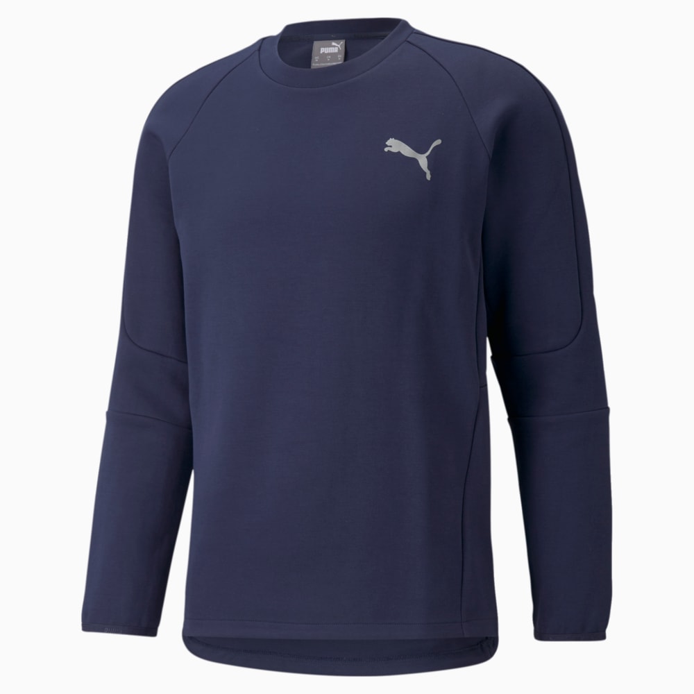 Зображення Puma Толстовка Evostripe Crew Neck Men's Sweatshirt #1: Peacoat