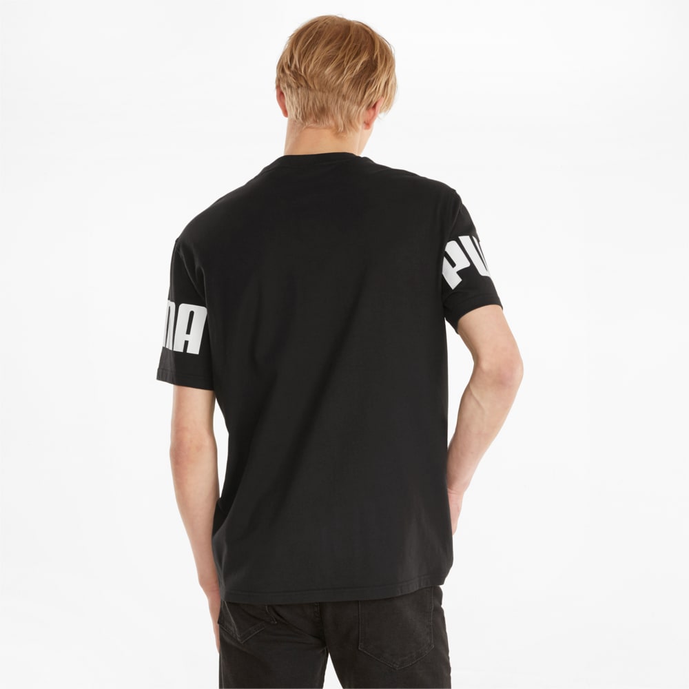

PUMA - male - Футболка Power Colourblock Men’s Tee – Puma Black –, Черный