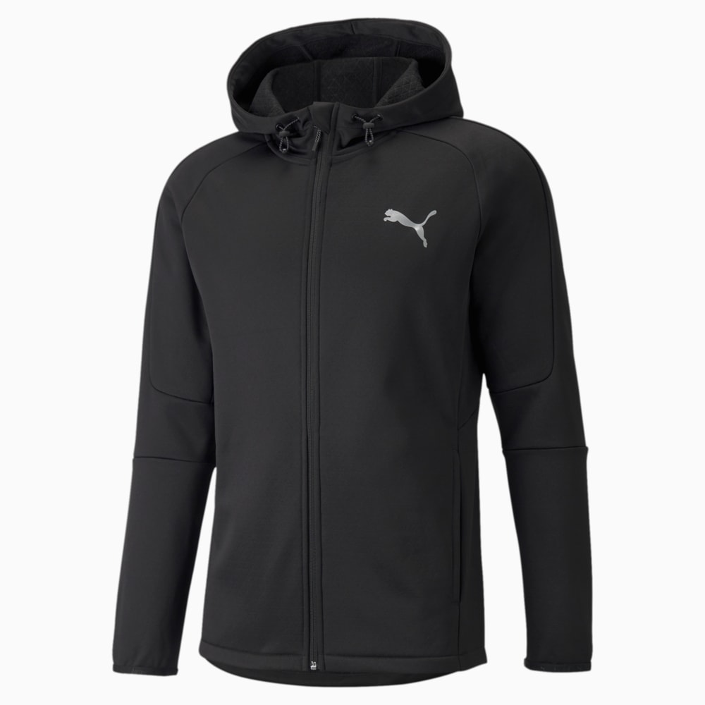 Evostripe Warm Full Zip Men s Hoodie Puma Black Puma 589441 01