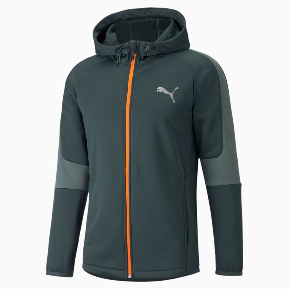 Зображення Puma Толстовка Evostripe Warm Full-Zip Men's Hoodie #1: Green Gables