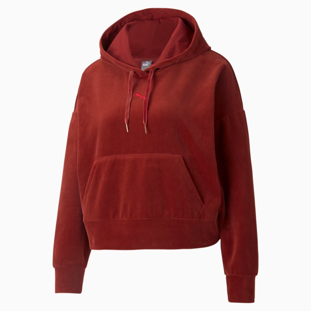 фото Толстовка her velour women's hoodie puma