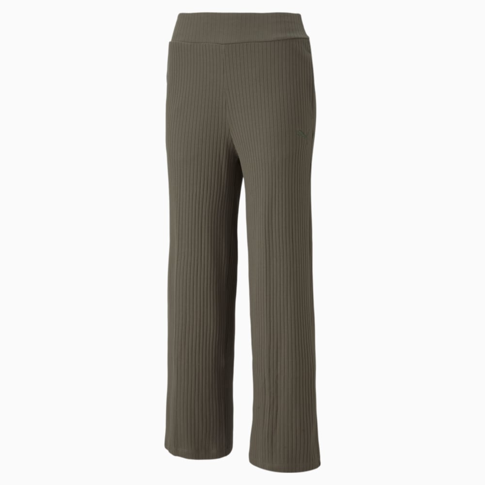 фото Штаны her ribbed wide women's pants puma