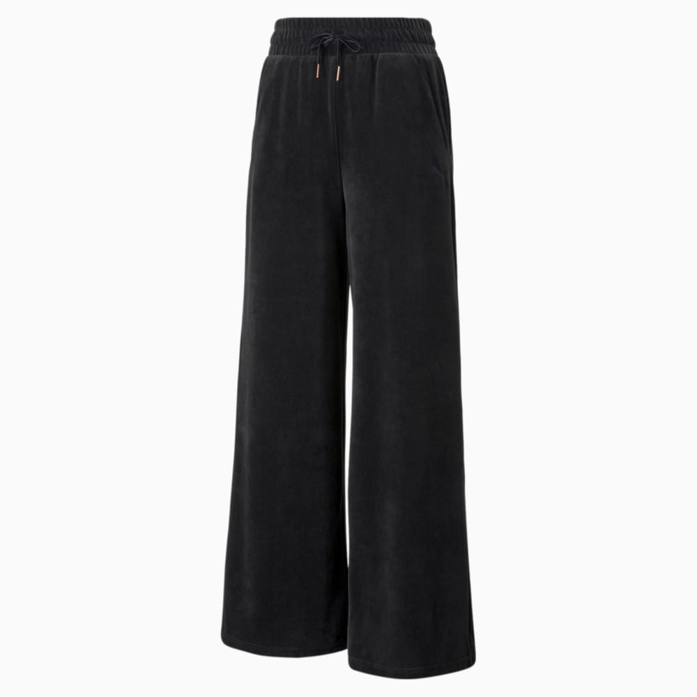 фото Штаны her velour wide women's pants puma