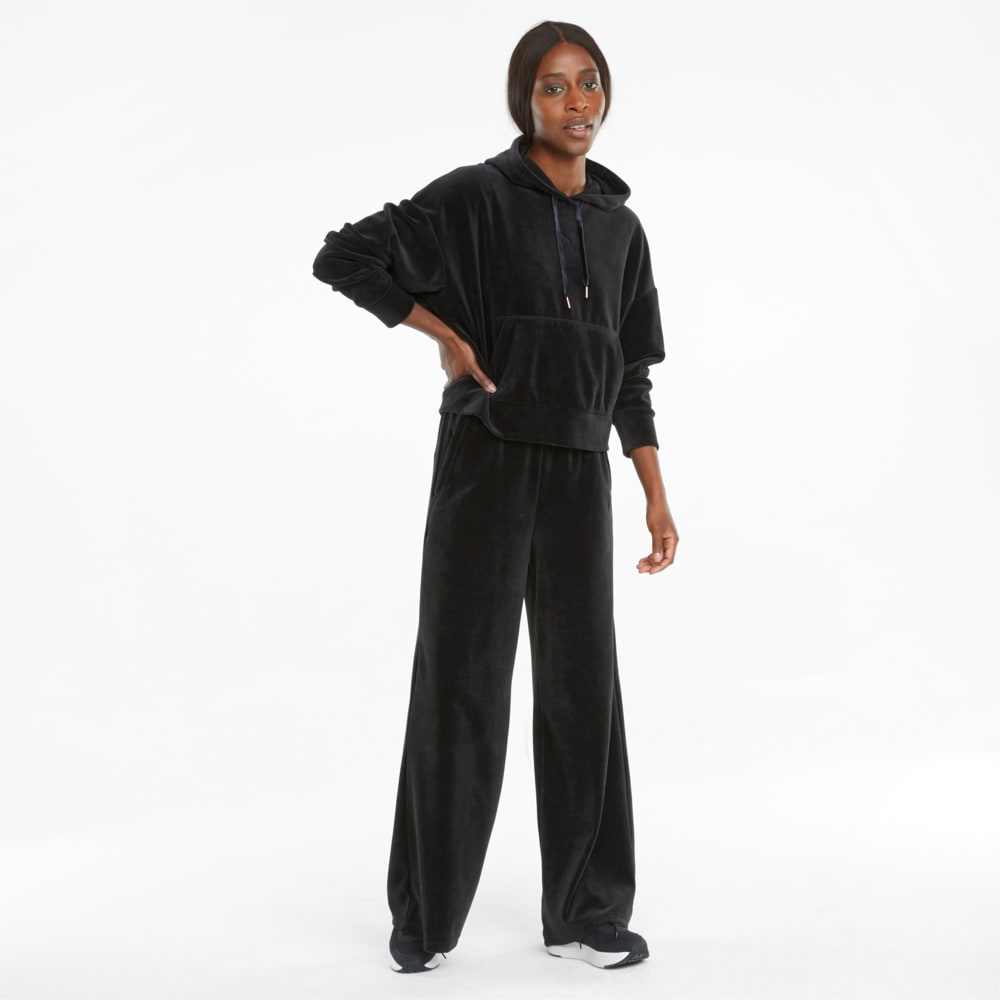 фото Штаны her velour wide women's pants puma