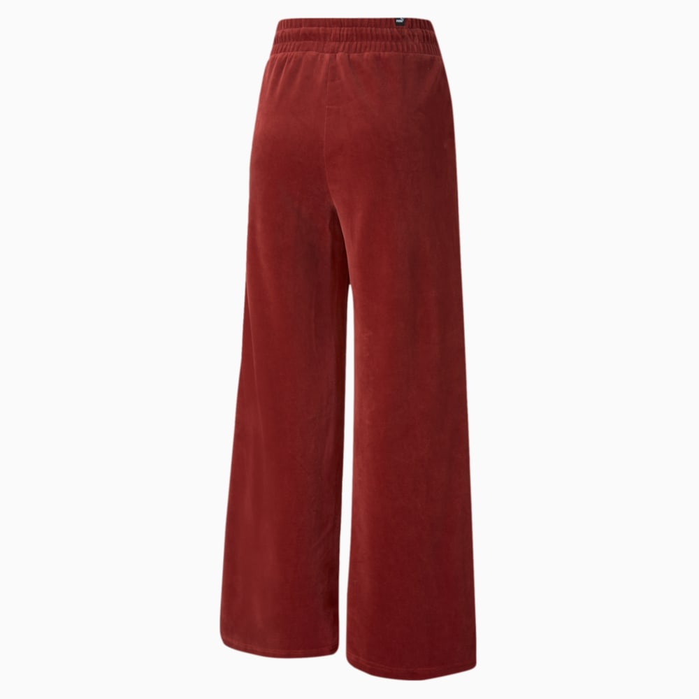 Зображення Puma Штани HER Velour Wide Women's Pants #2: Intense Red