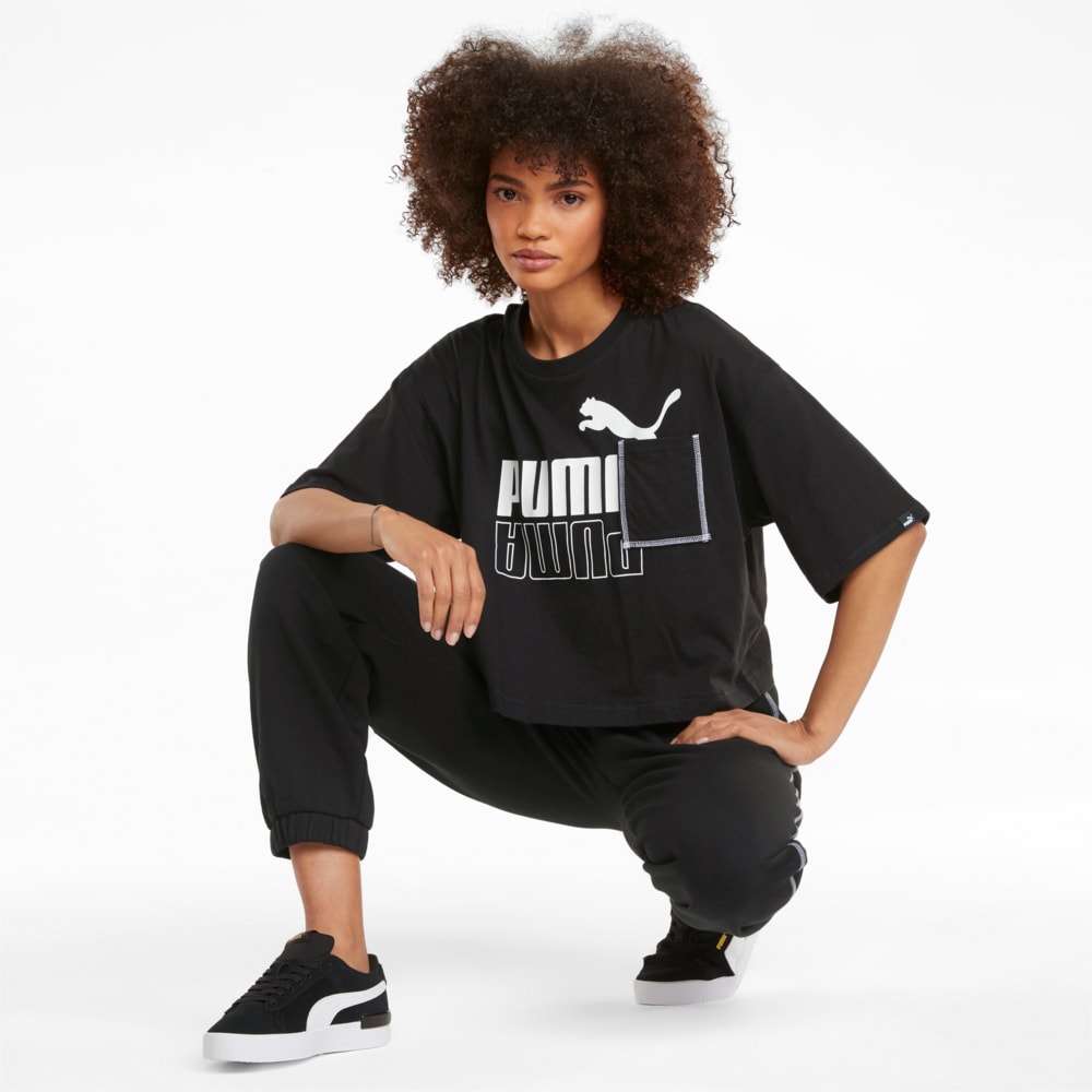 фото Футболка power boxy pocket women's tee puma