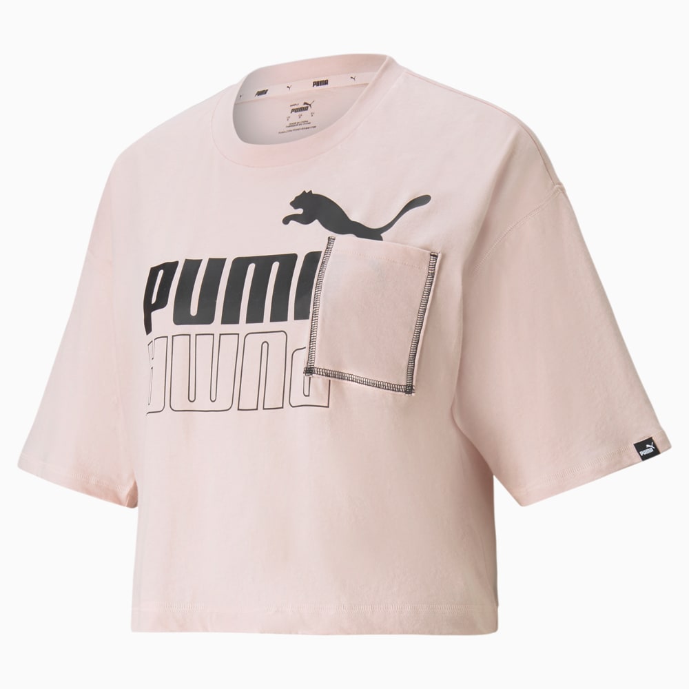 фото Футболка power boxy pocket women's tee puma