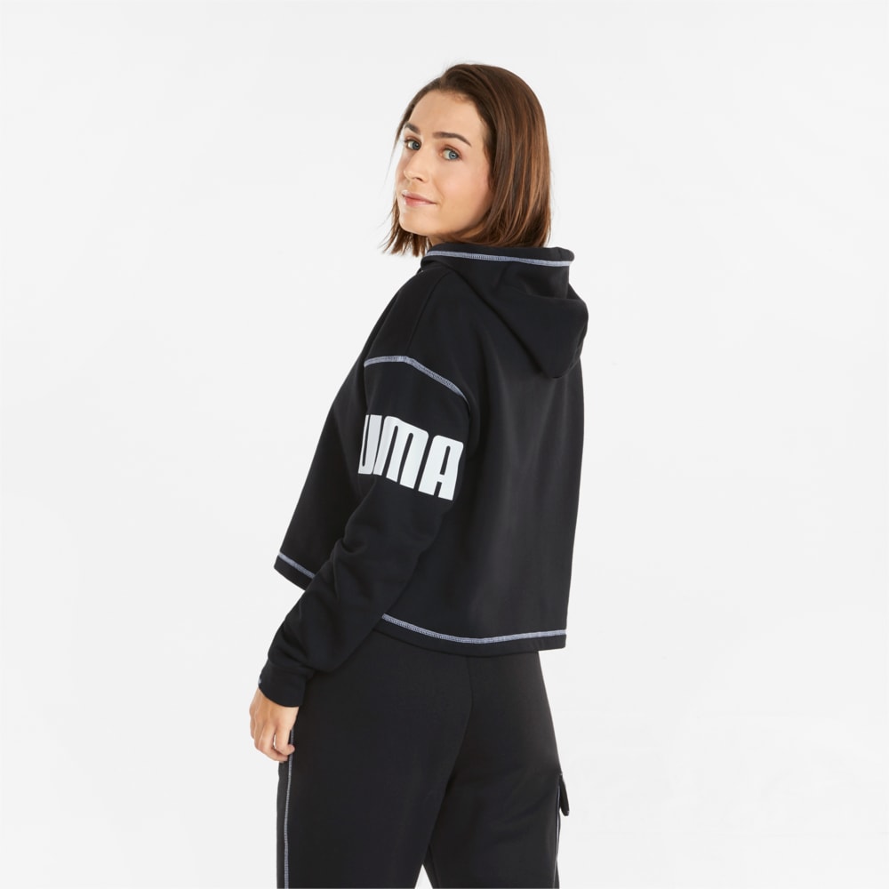 Изображение Puma Толстовка POWER Women's Hoodie #2: Puma Black