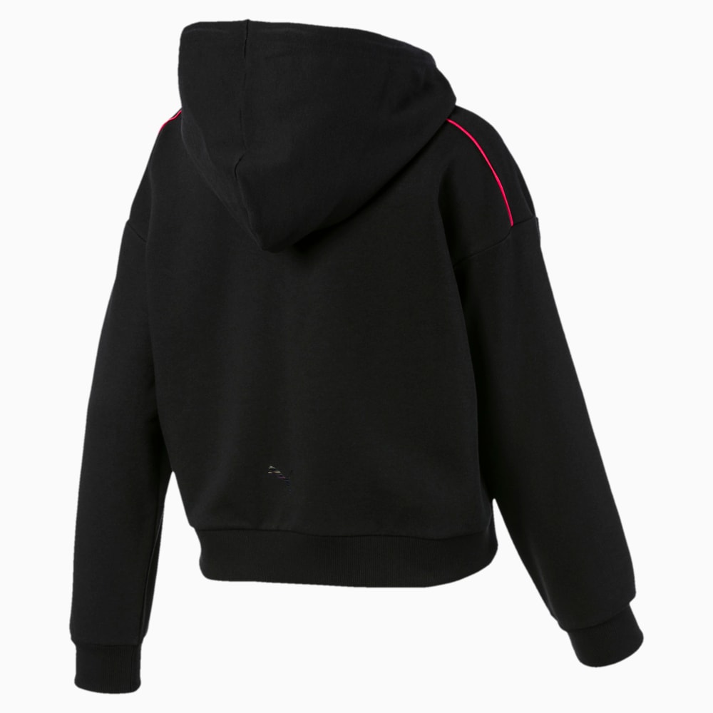 

PUMA - female - Толстовка Chase Cropped FZ Hoody – Puma Black –, Черный
