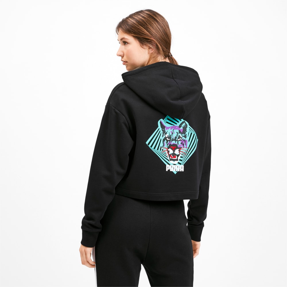 Зображення Puma Толстовка Claw Cropped Hoody #2: Puma Black