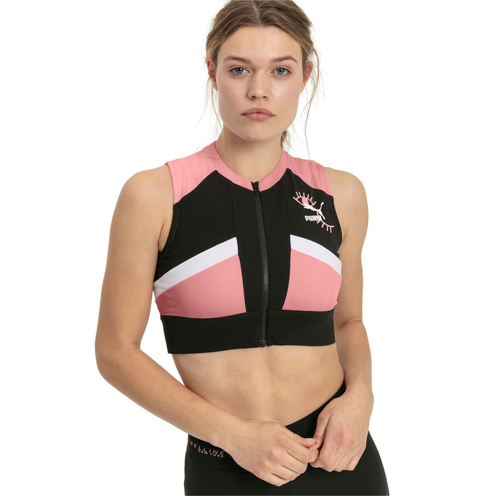 puma x maybelline women s crop top