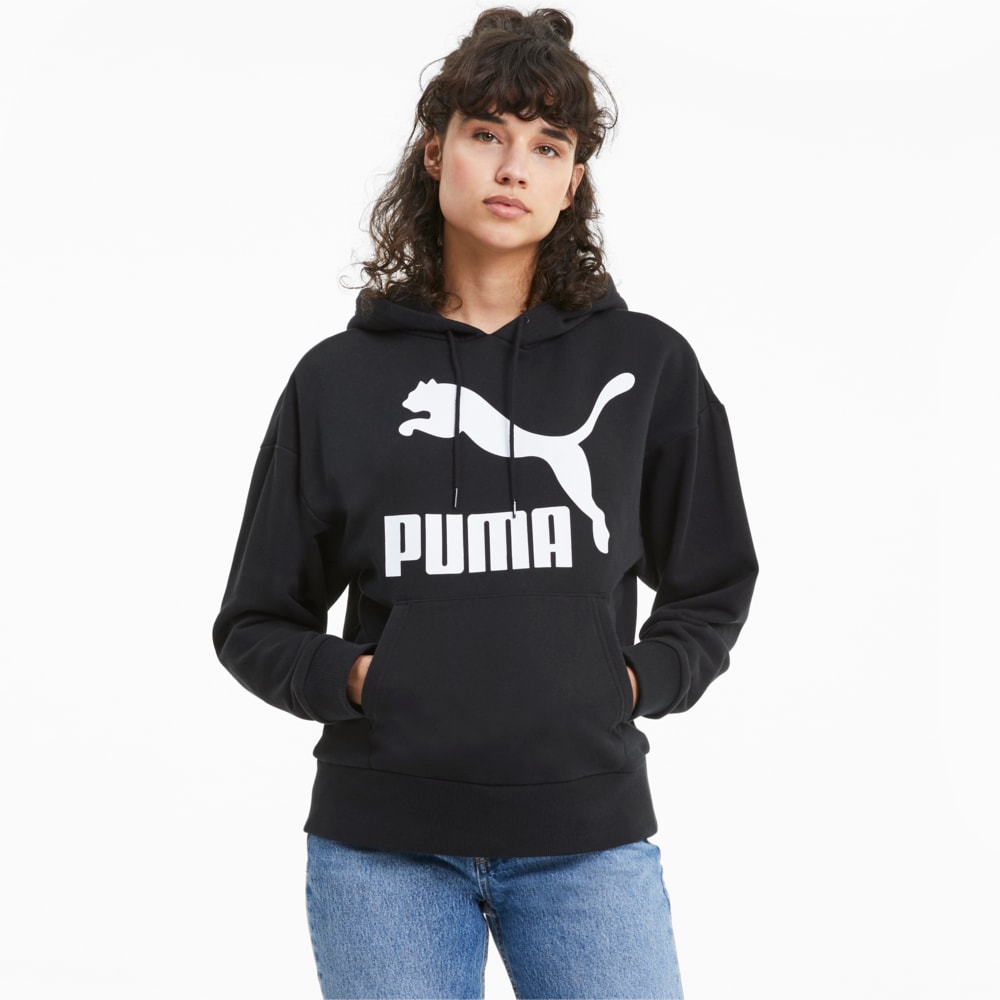 Зображення Puma Толстовка Classics Logo Hoodie #1: Puma Black