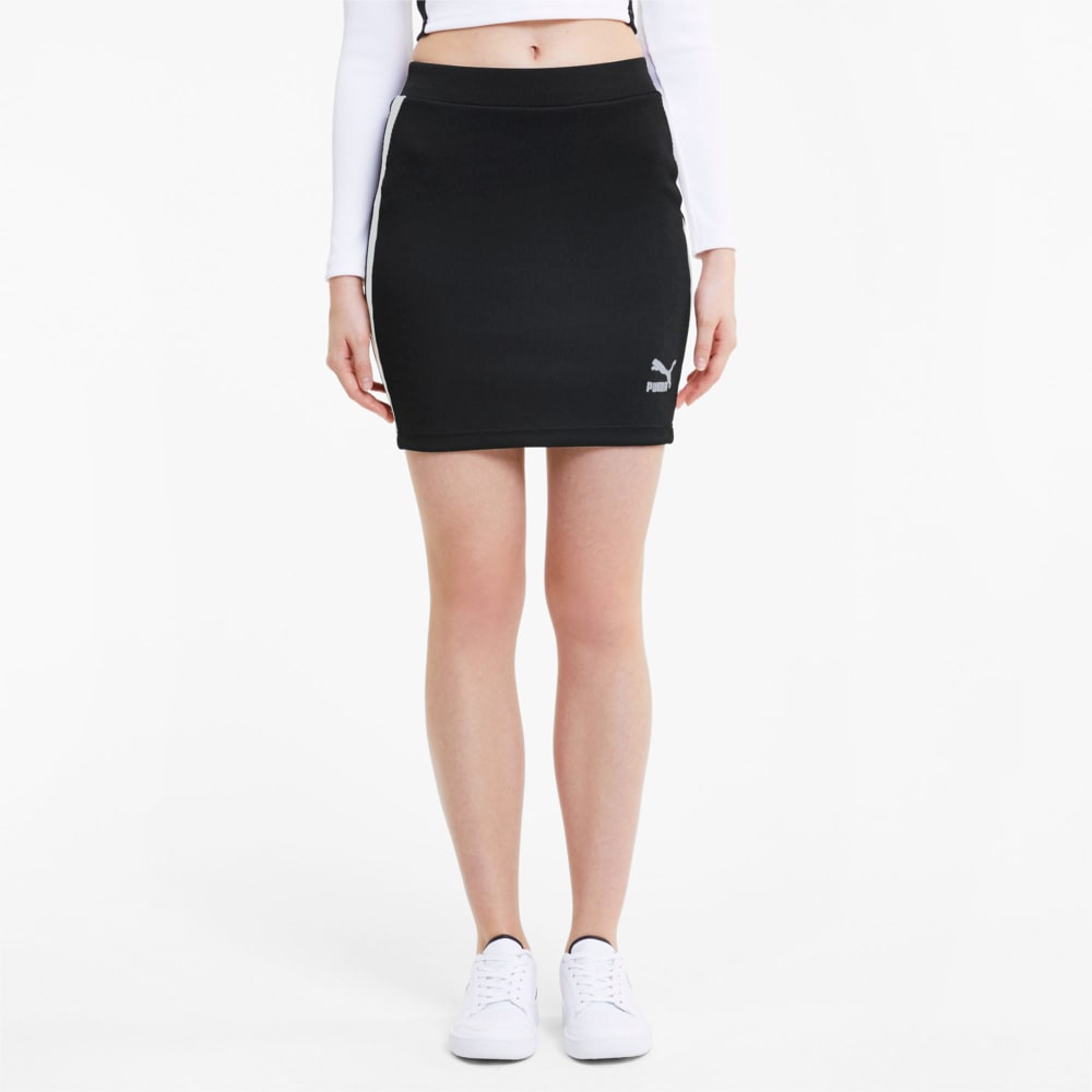 Зображення Puma Спідниця Classics Ribbed Skirt #1: Puma Black