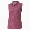 Image Puma Floral Dye Sleeveless Women's Golf Polo Shirt #1