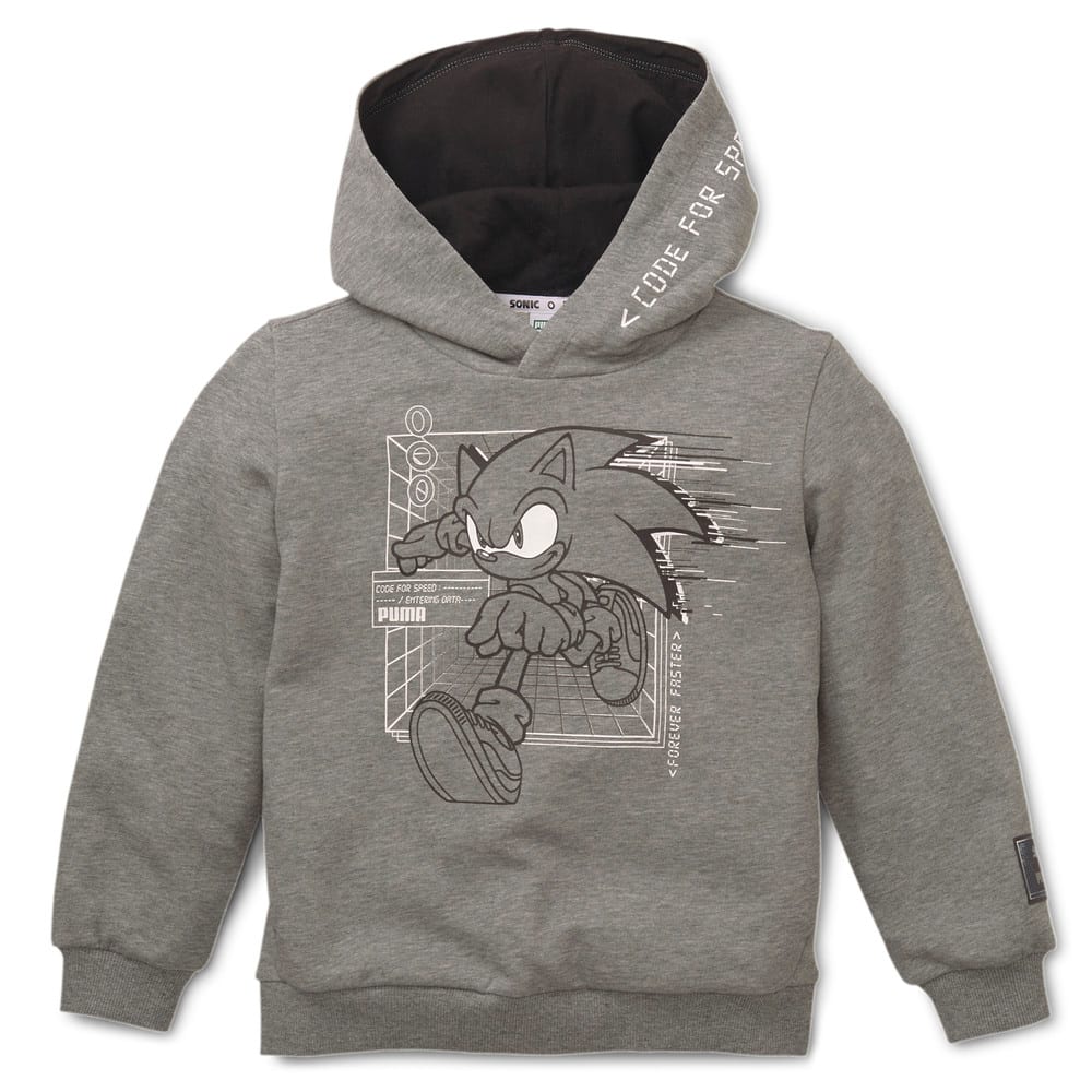 Puma X Sega Cocuk Kapusonlu Sweatshirt Gri Puma Puma Turkiye Resmi Alisveris Sitesi